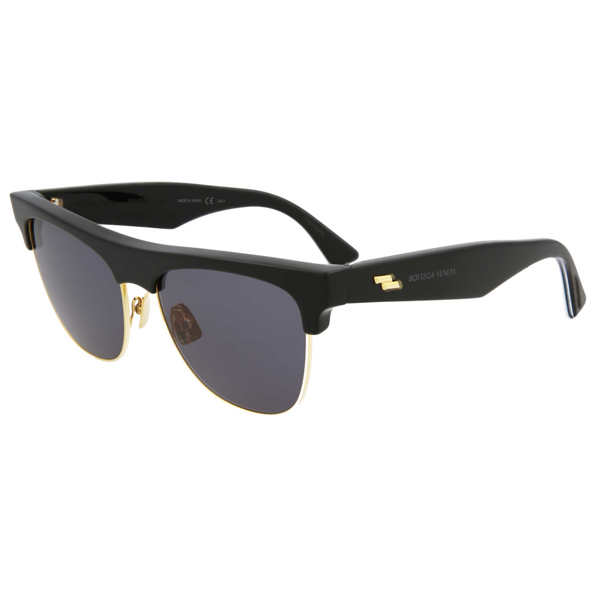 Front view of Bottega Veneta Fashion Unisex Sunglasses BV1003S-30007850-001