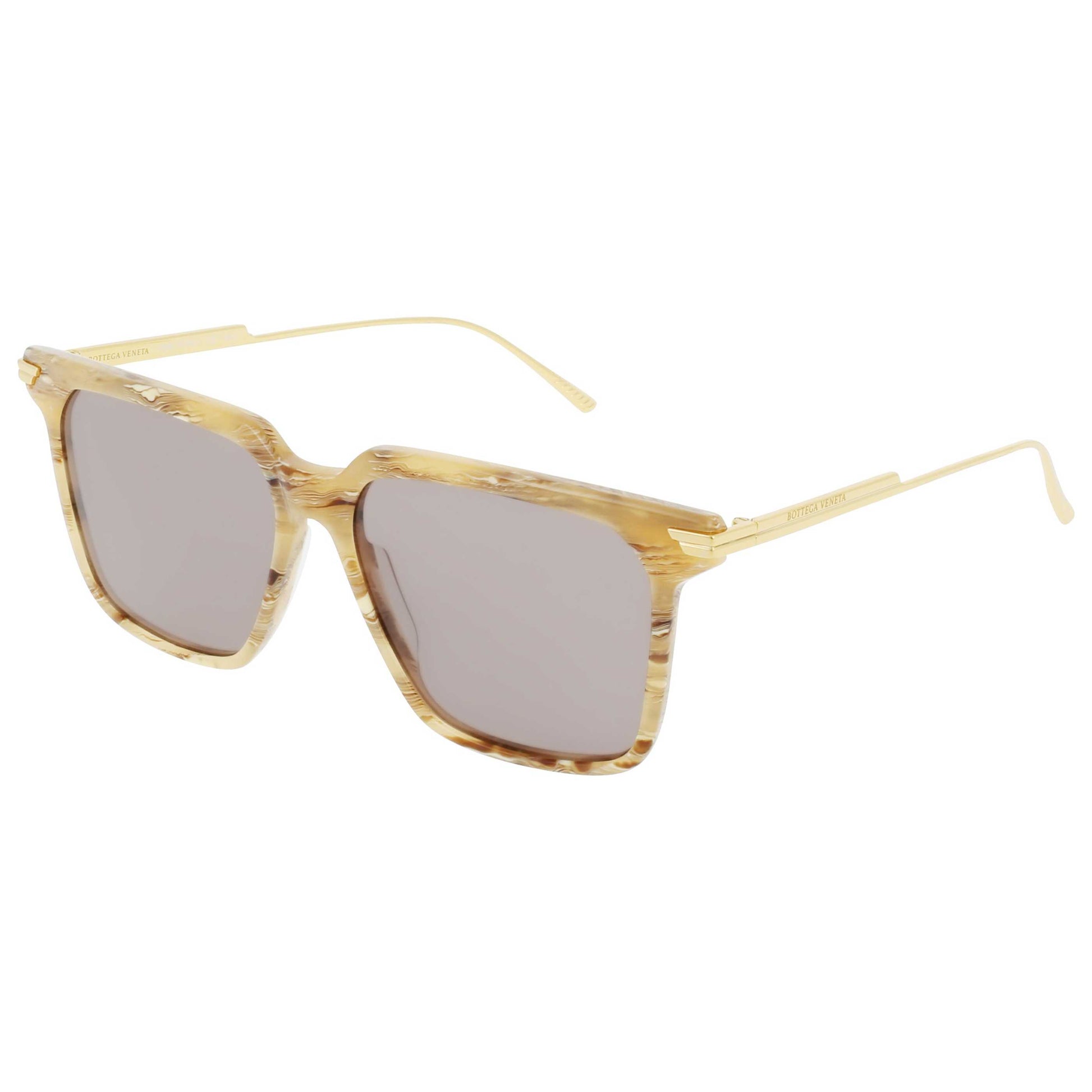 Front view of Bottega Veneta Core Unisex Sunglasses BV1006S-30008313-004