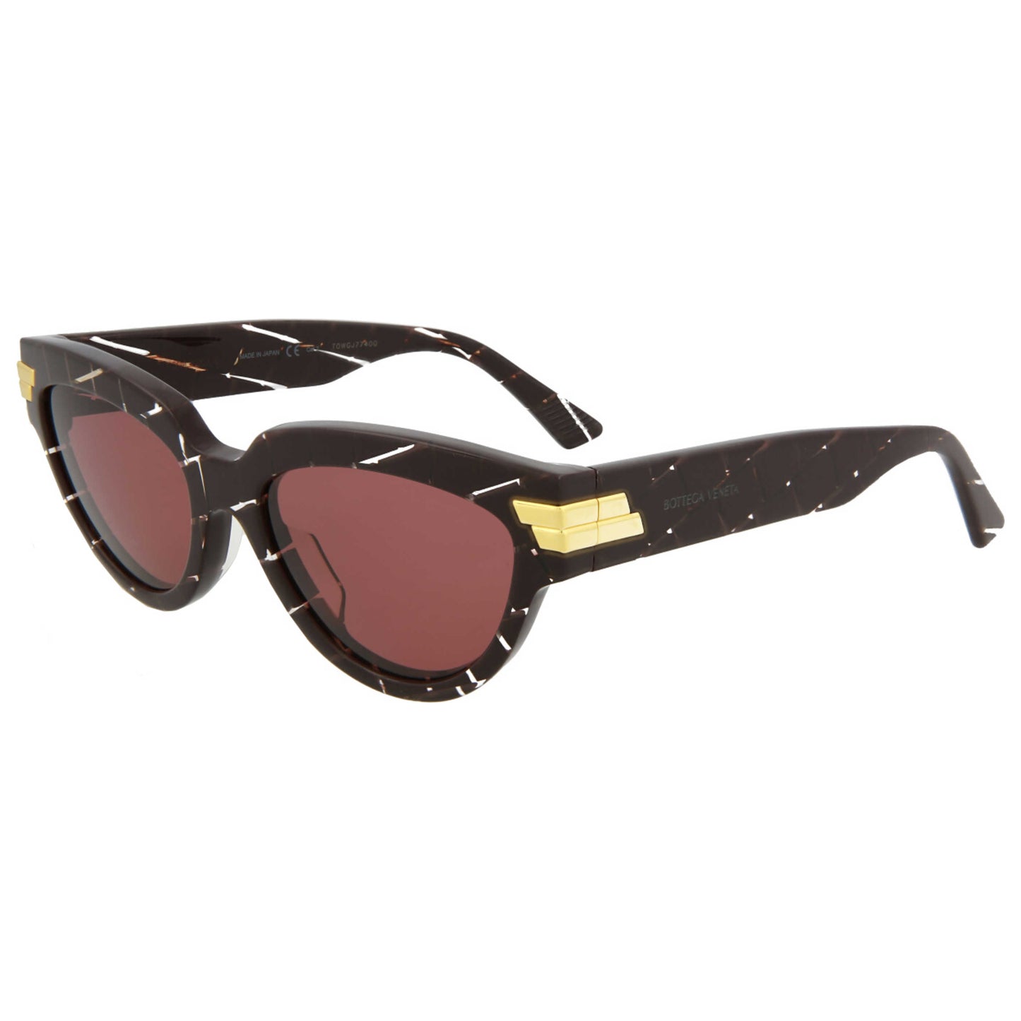 Front view of Bottega Veneta Fashion Women's Sunglasses BV1035S-30008520-007