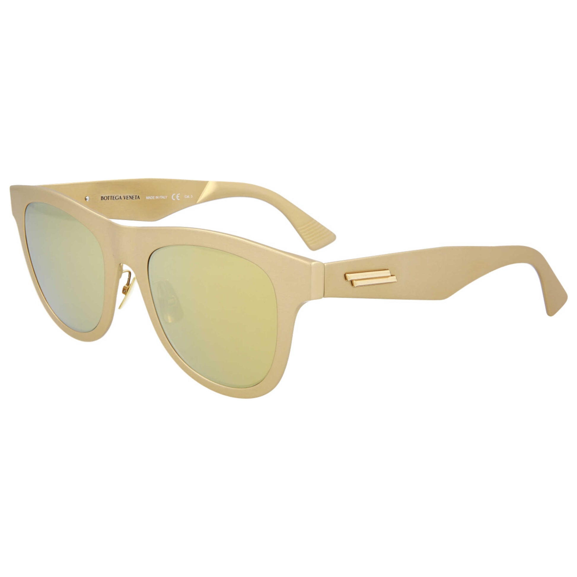 Front view of Bottega Veneta Novelty Unisex Sunglasses BV1052S-30008549-001