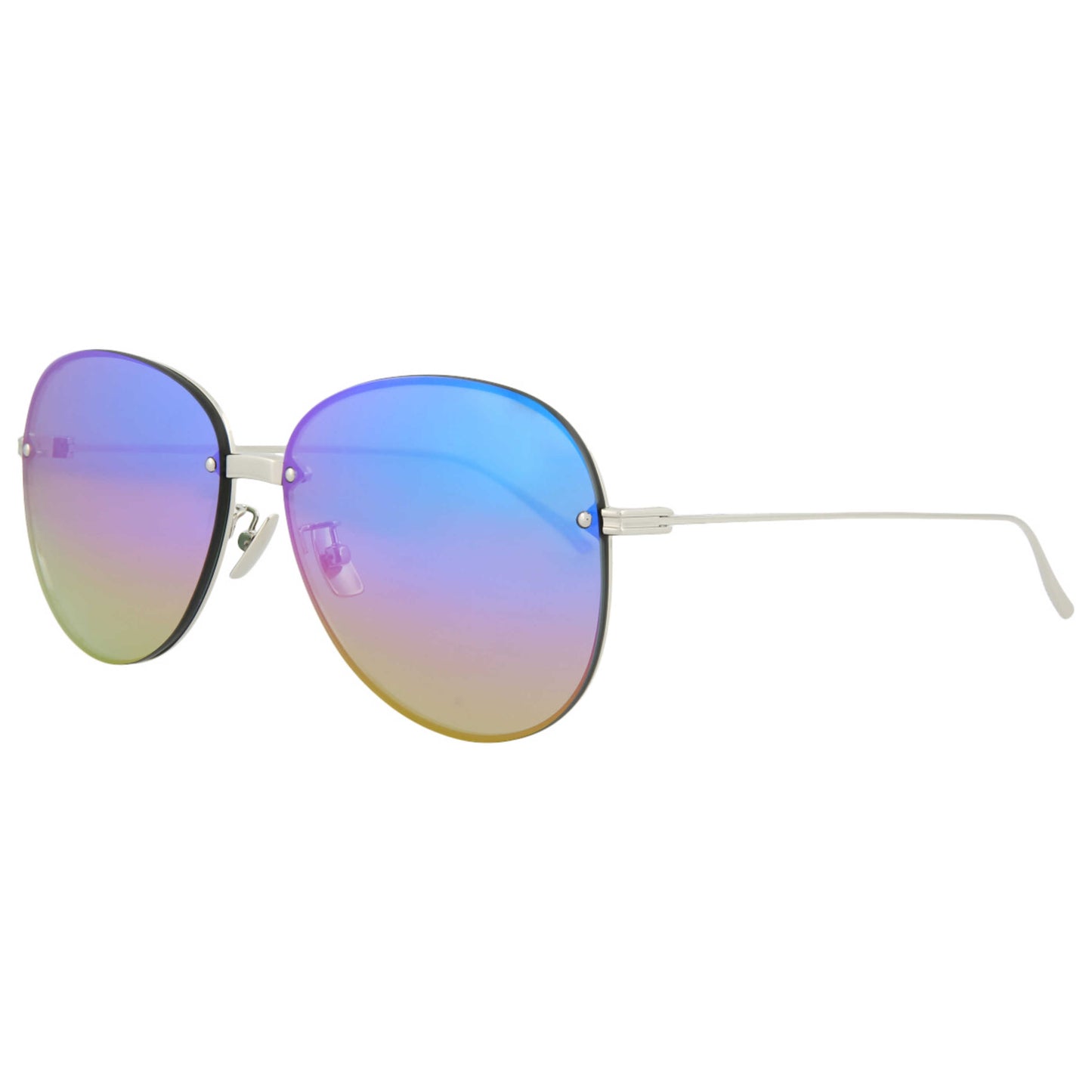 Front view of Bottega Veneta Fashion Unisex Sunglasses BV1084SA-30009181-004