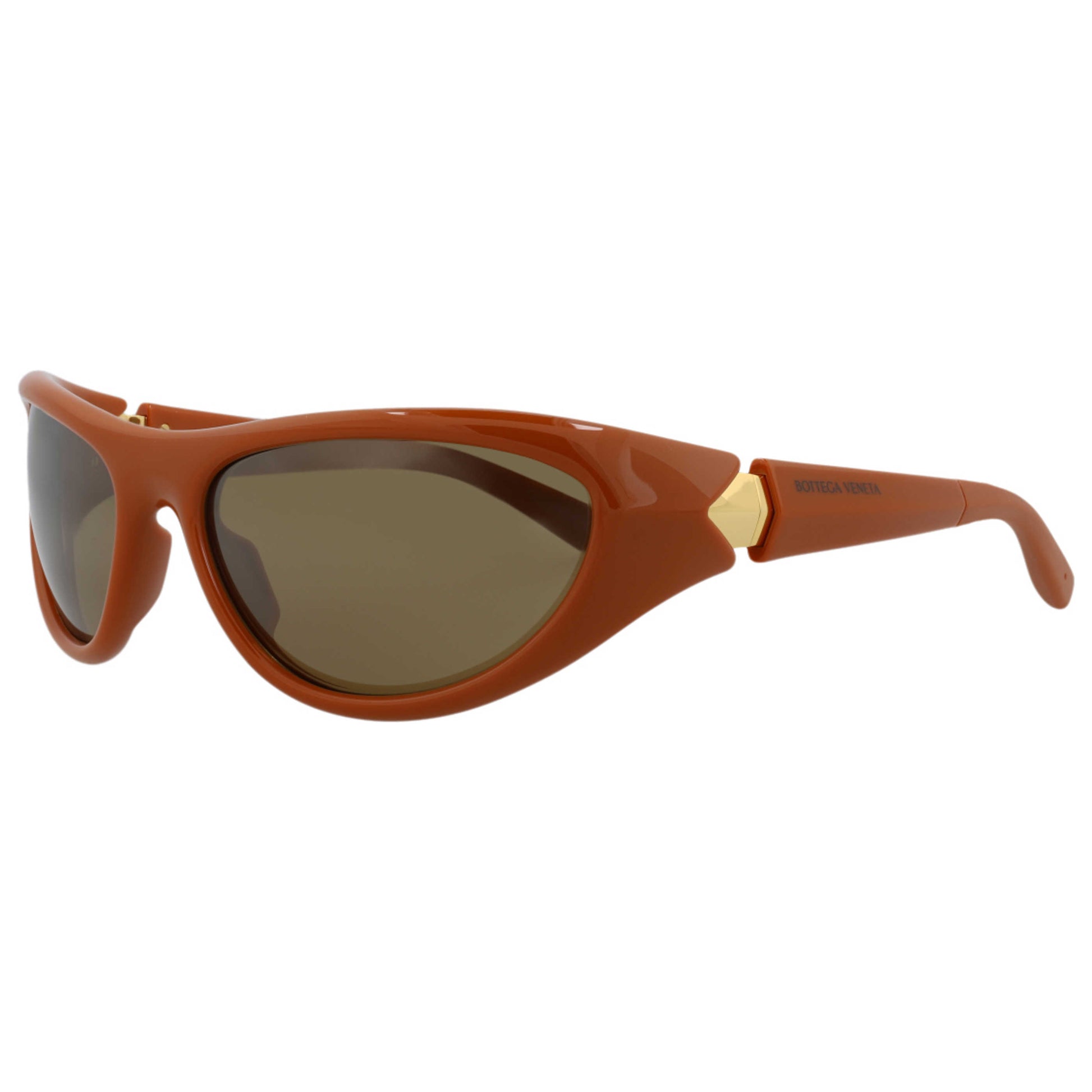 Front view of Bottega Veneta Novelty Unisex Sunglasses BV1247S-30014486-006
