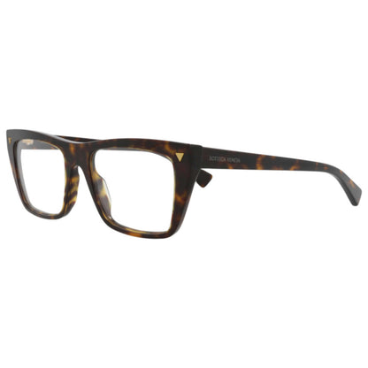 Front view of Bottega Veneta Unisex Eyeglasses BV1258O-30014564-002