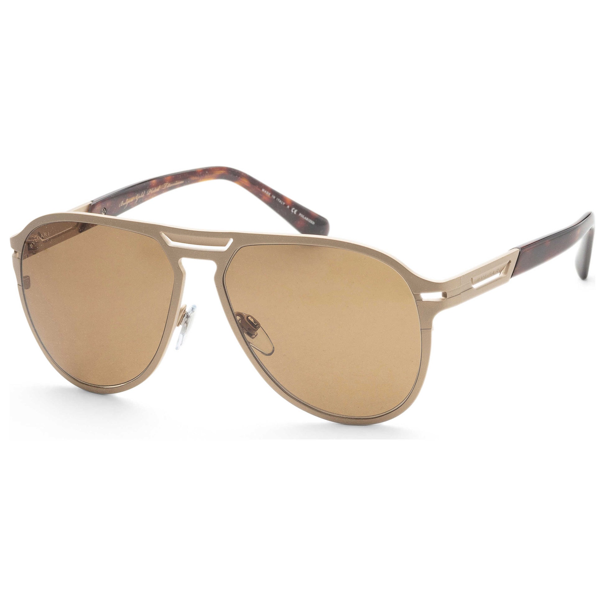 Front view of Bulgari Fashion Men's Sunglasses BV5043TK-203983-57