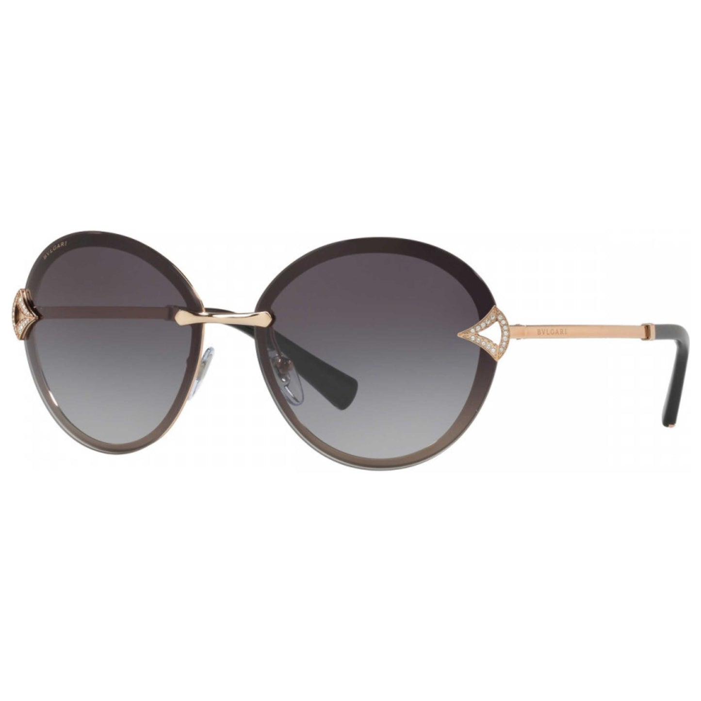 Front view of Bulgari Fashion Women's Sunglasses BV6101B-20148G-61