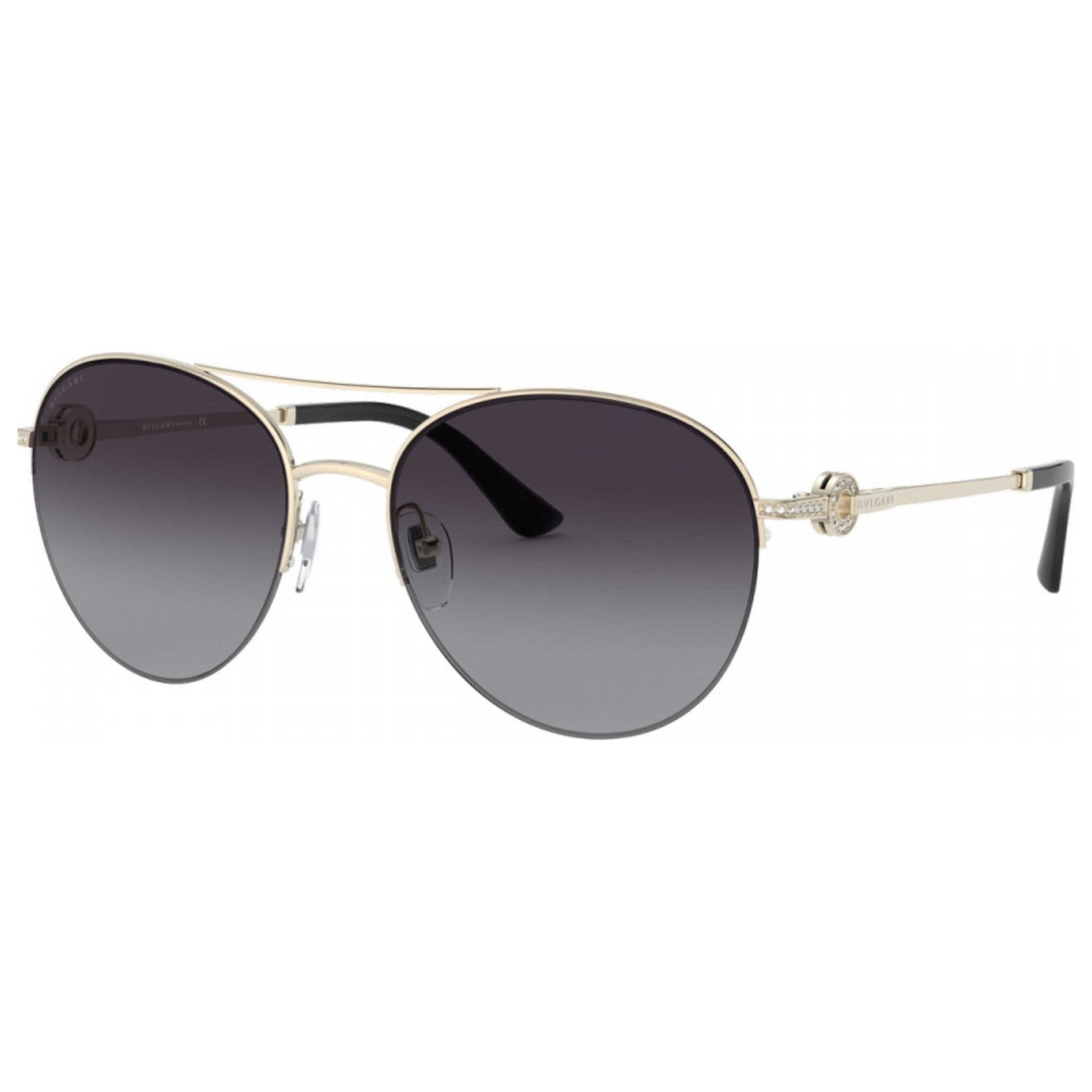 Front view of Bulgari Fashion Women's Sunglasses BV6132B-278-8G-57