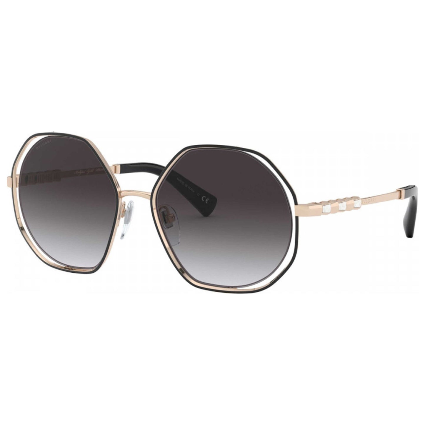 Front view of Bulgari Fashion Women's Sunglasses BV6144KB-20568G-55