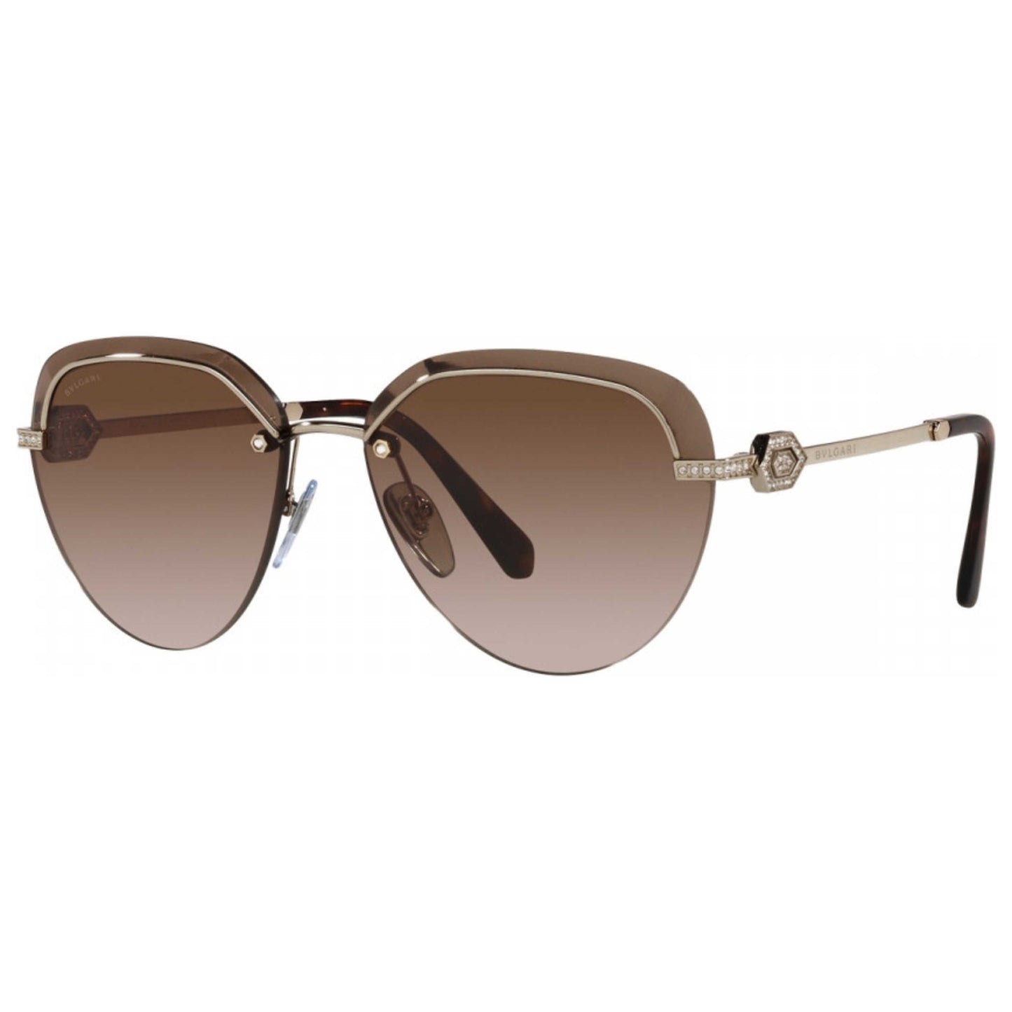 Front view of Bulgari Fashion Women's Sunglasses BV6154B-278-13-59