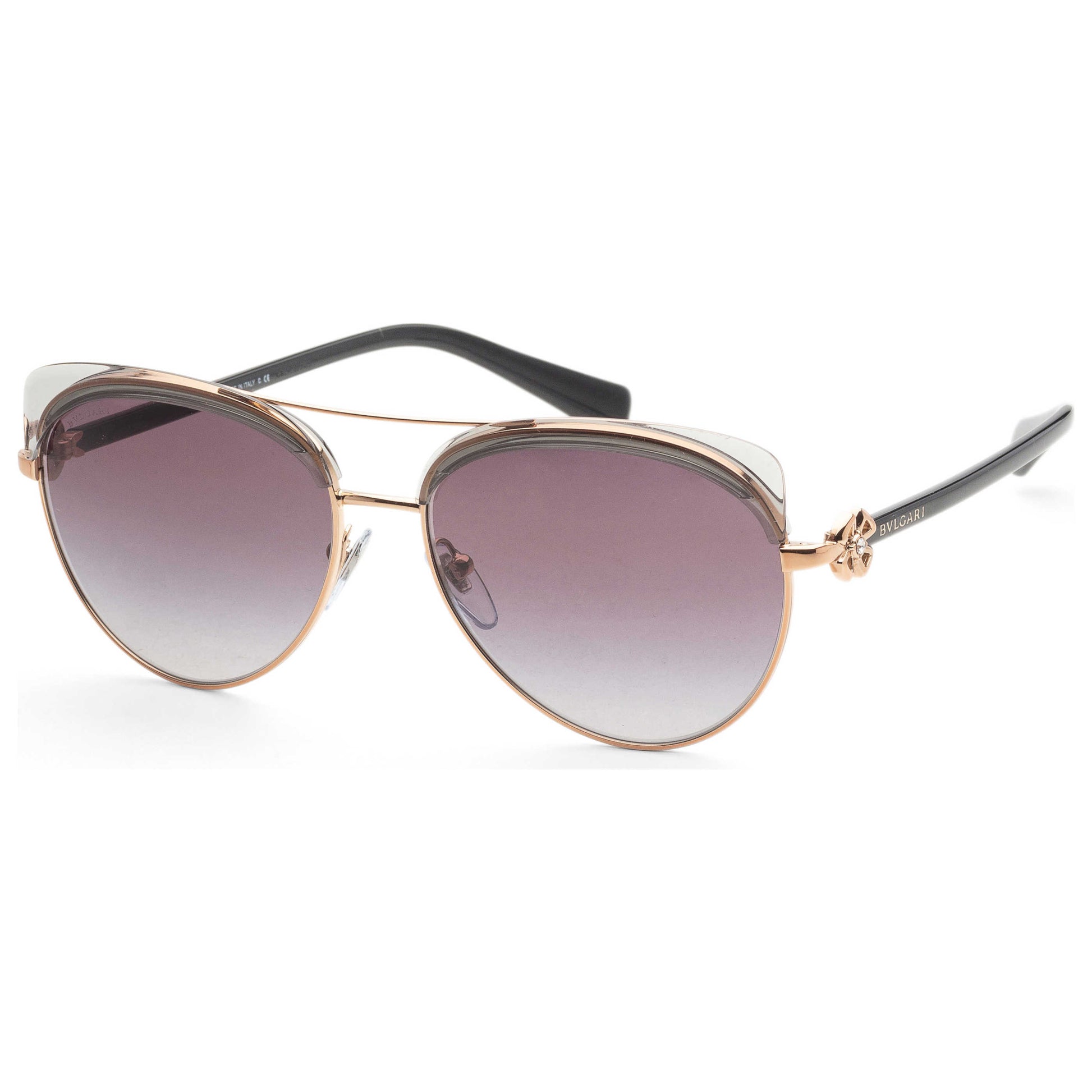 Front view of Bulgari Fashion Women's Sunglasses BV6164B-20148G-57