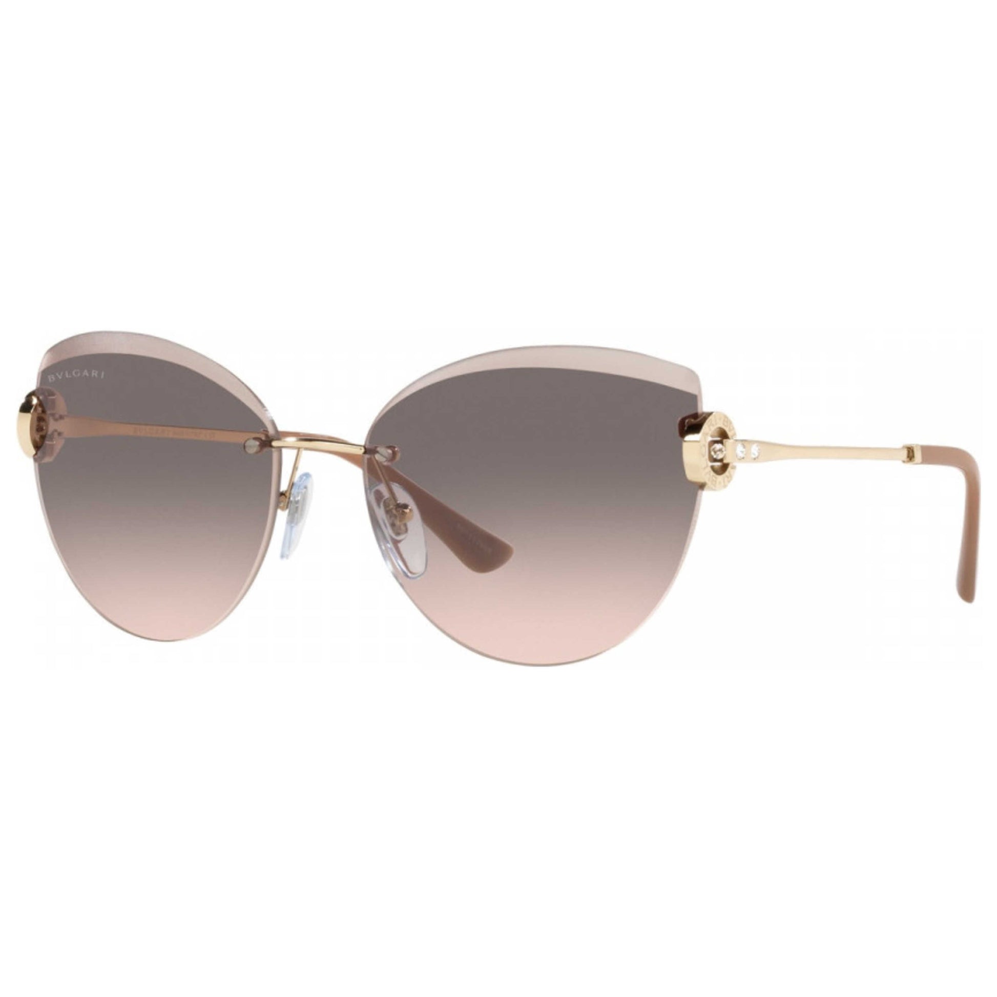Front view of Bulgari Fashion Women's Sunglasses BV6166B-278-3B-60