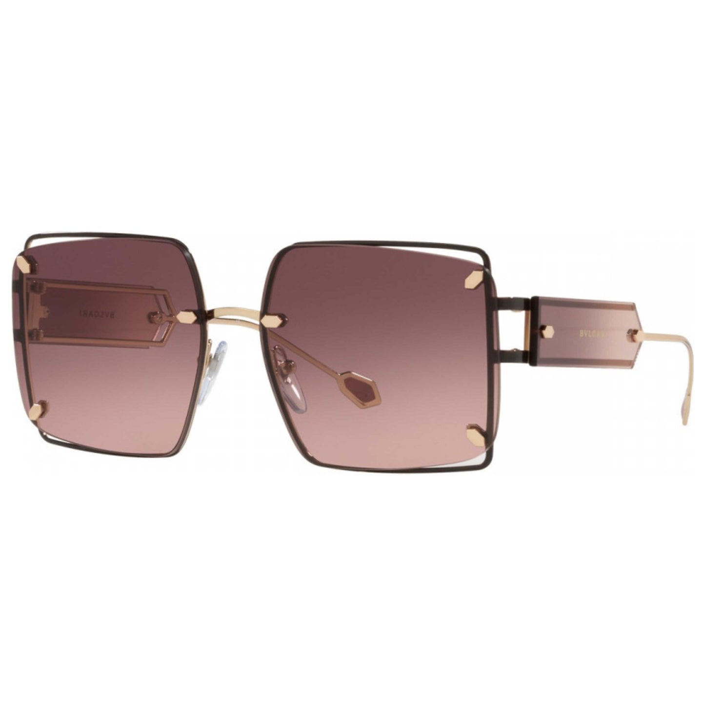 Front view of Bulgari Fashion Women's Sunglasses BV6171-20648D-59