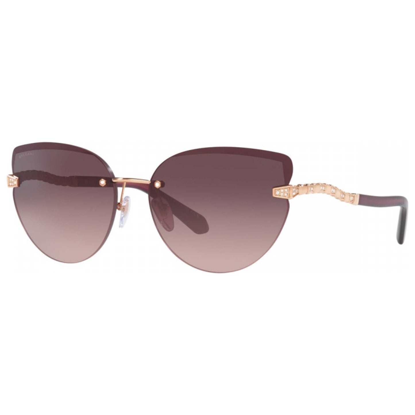 Front view of Bulgari Fashion Women's Sunglasses BV6172B-201467-62