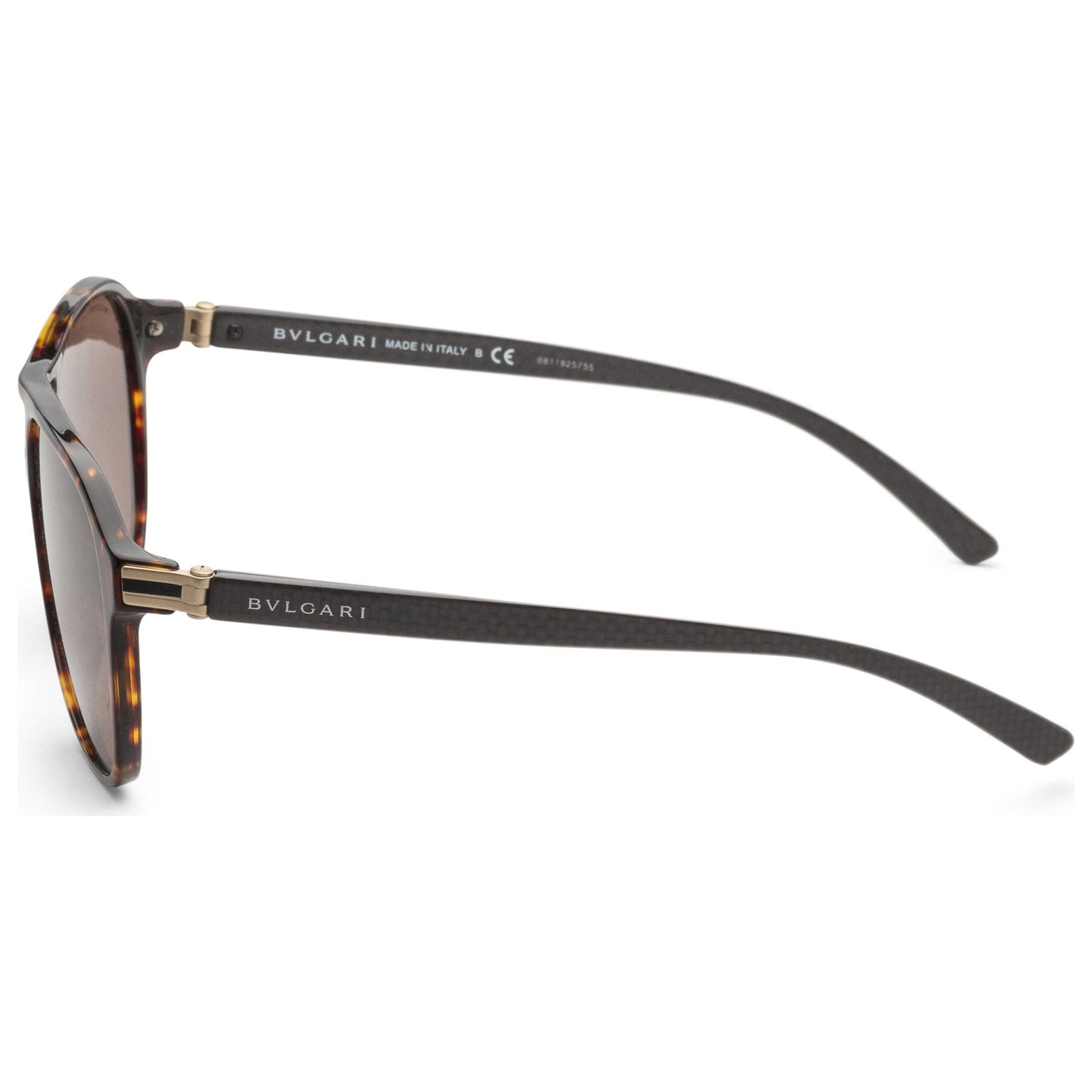 Left view of Bulgari Fashion Men's Sunglasses BV7034F-504-73-57