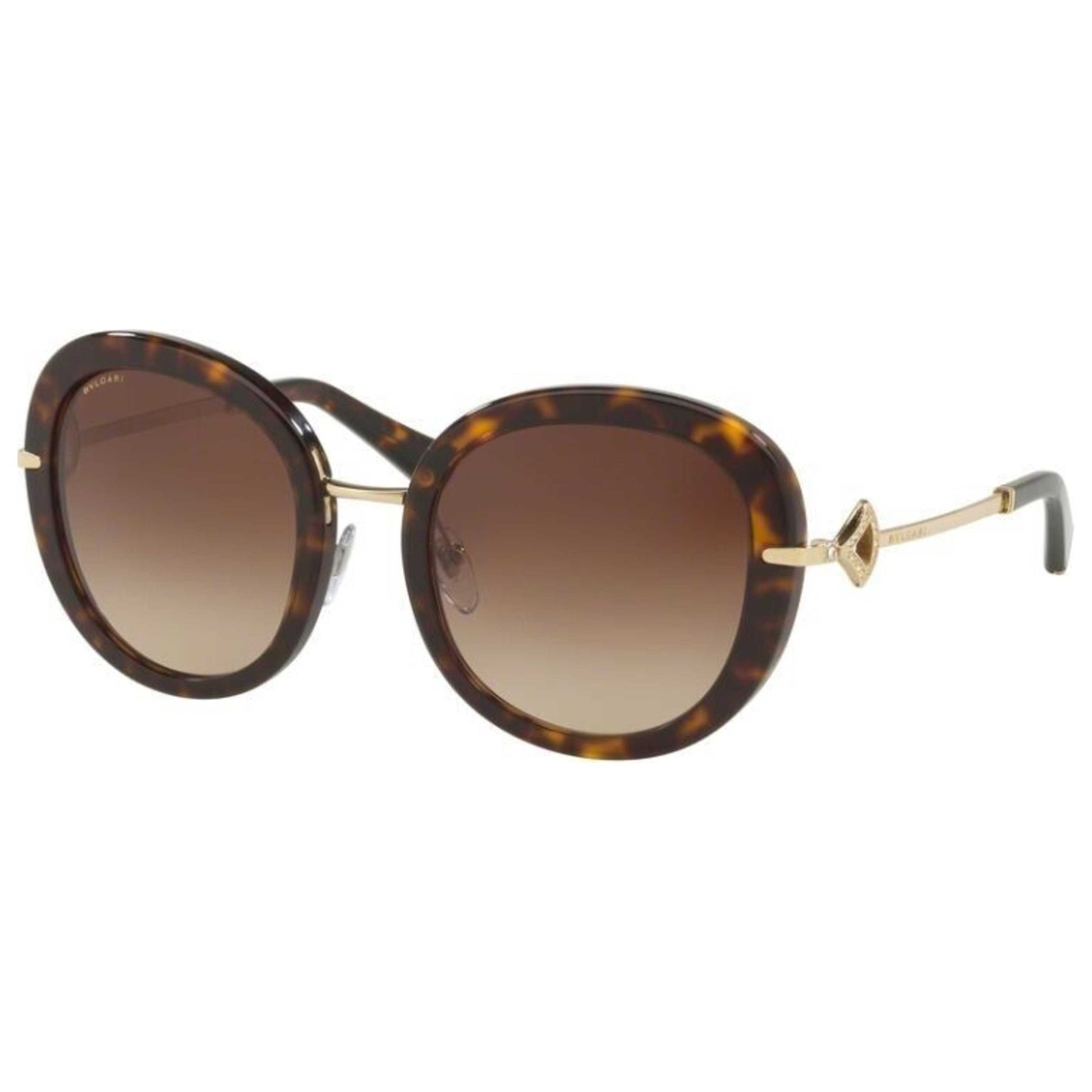 Front view of Bulgari Fashion Women's Sunglasses BV8196B-504-13-53
