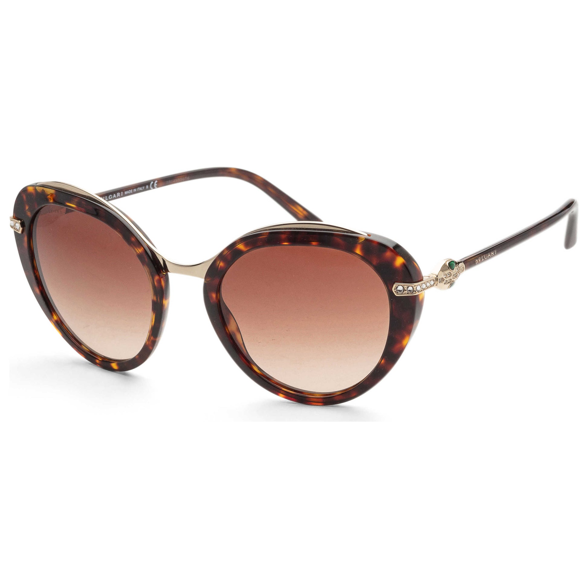 Front view of Bulgari Fashion Women's Sunglasses BV8215B-504-13-55