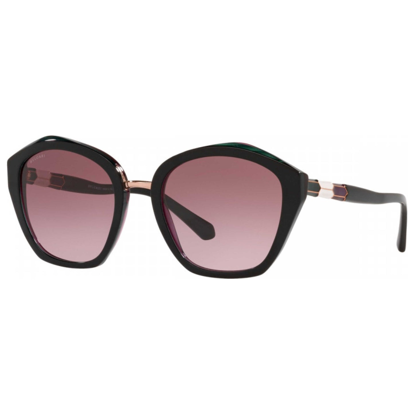Front view of Bulgari Fashion Women's Sunglasses BV8234F-54858H-55