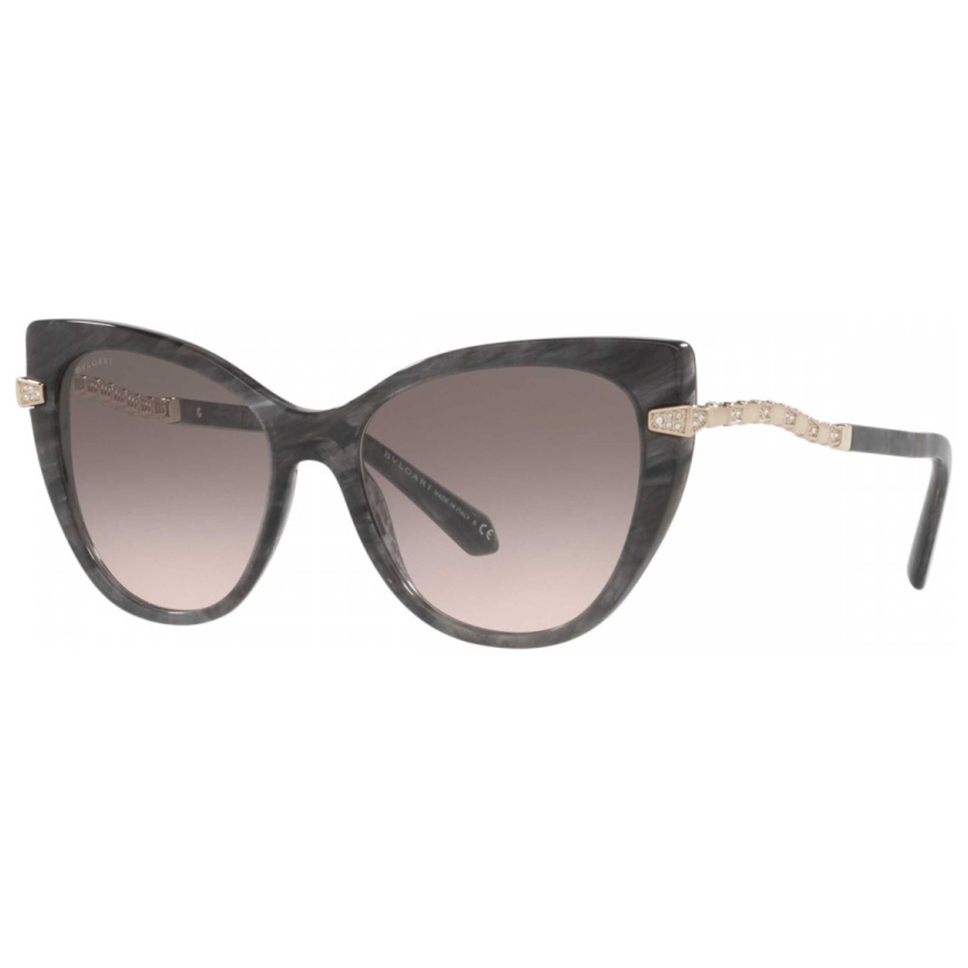 Front view of Bulgari Fashion Women's Sunglasses BV8236B-55013B-55