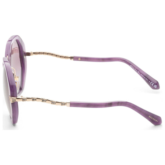 Left view of Bulgari Fashion Women's Sunglasses BV8242B-55178H-55