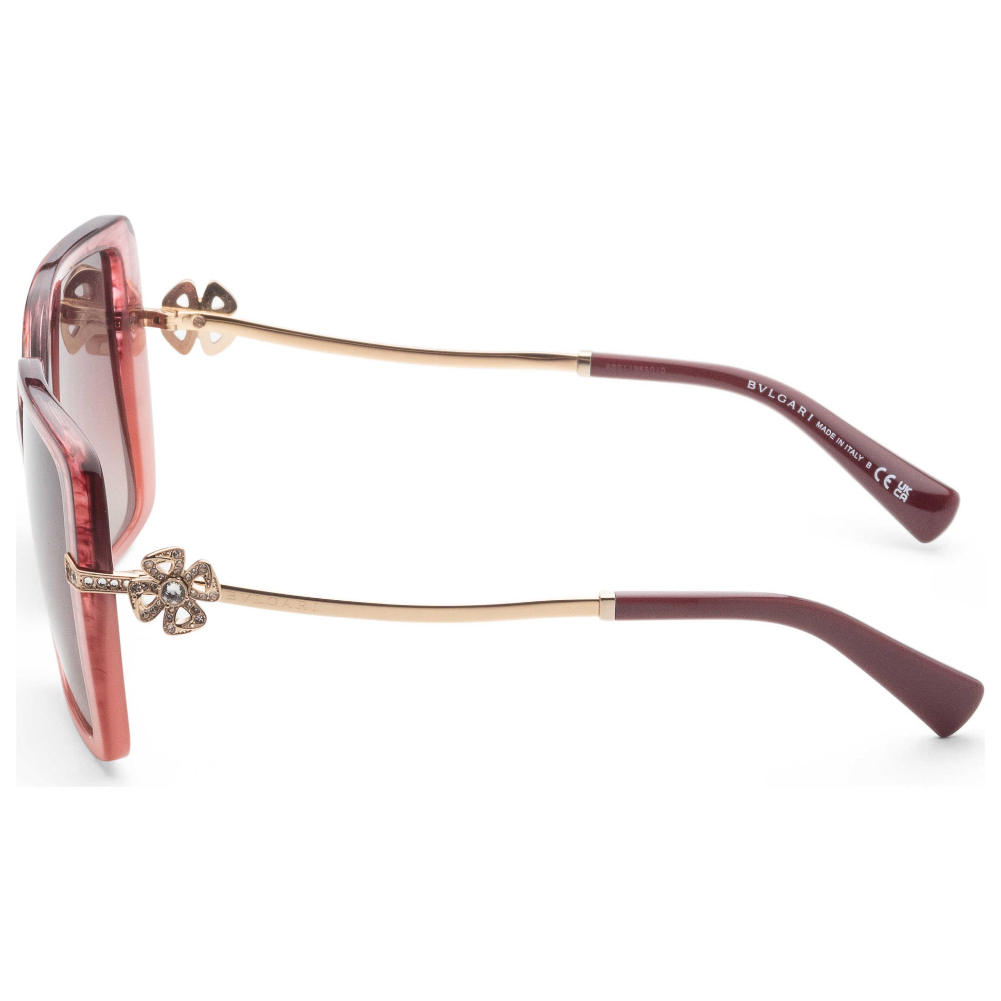 Left view of Bulgari Fashion Women's Sunglasses BV8243B-551100