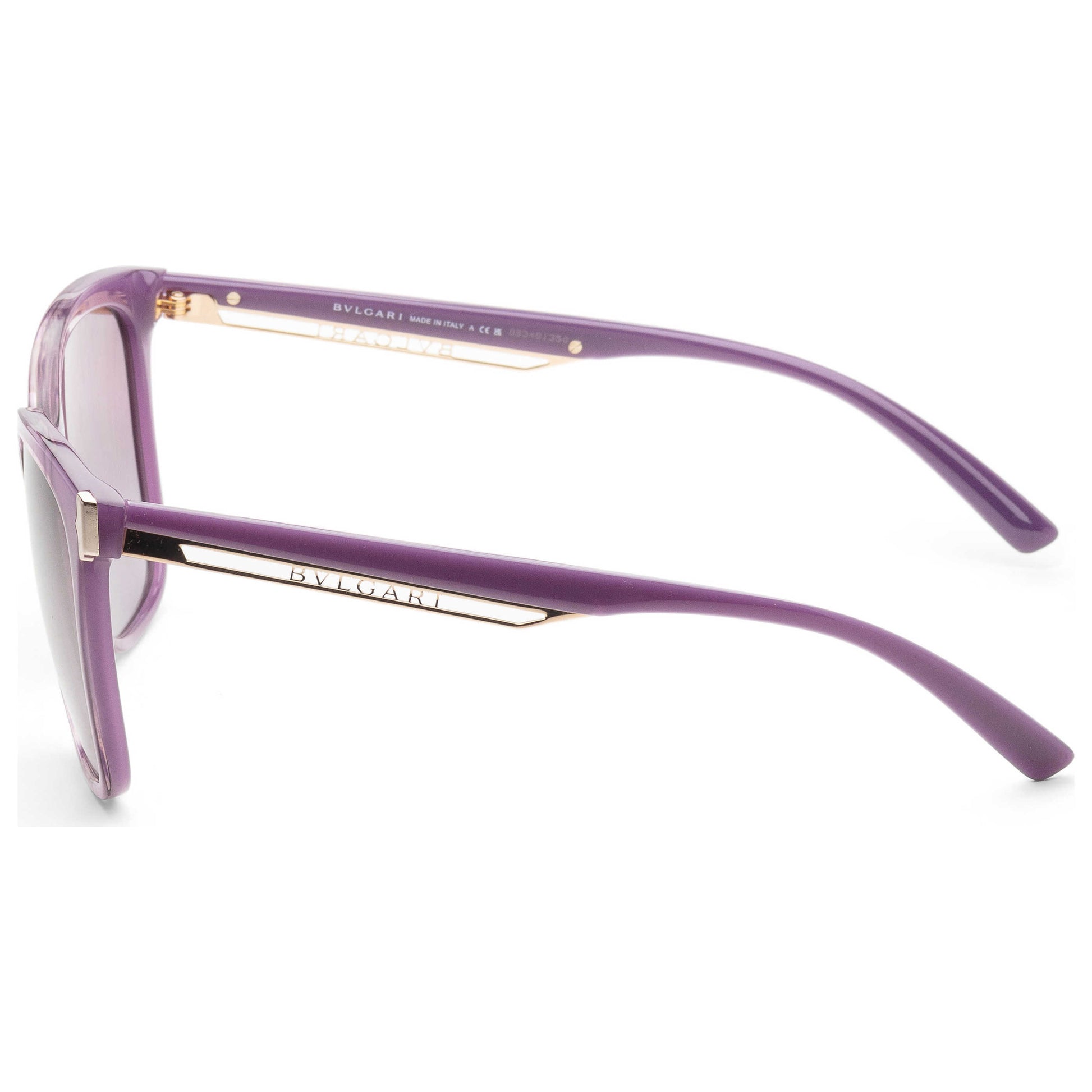 Left view of Bulgari Fashion Women's Sunglasses BV8245-55088H-55