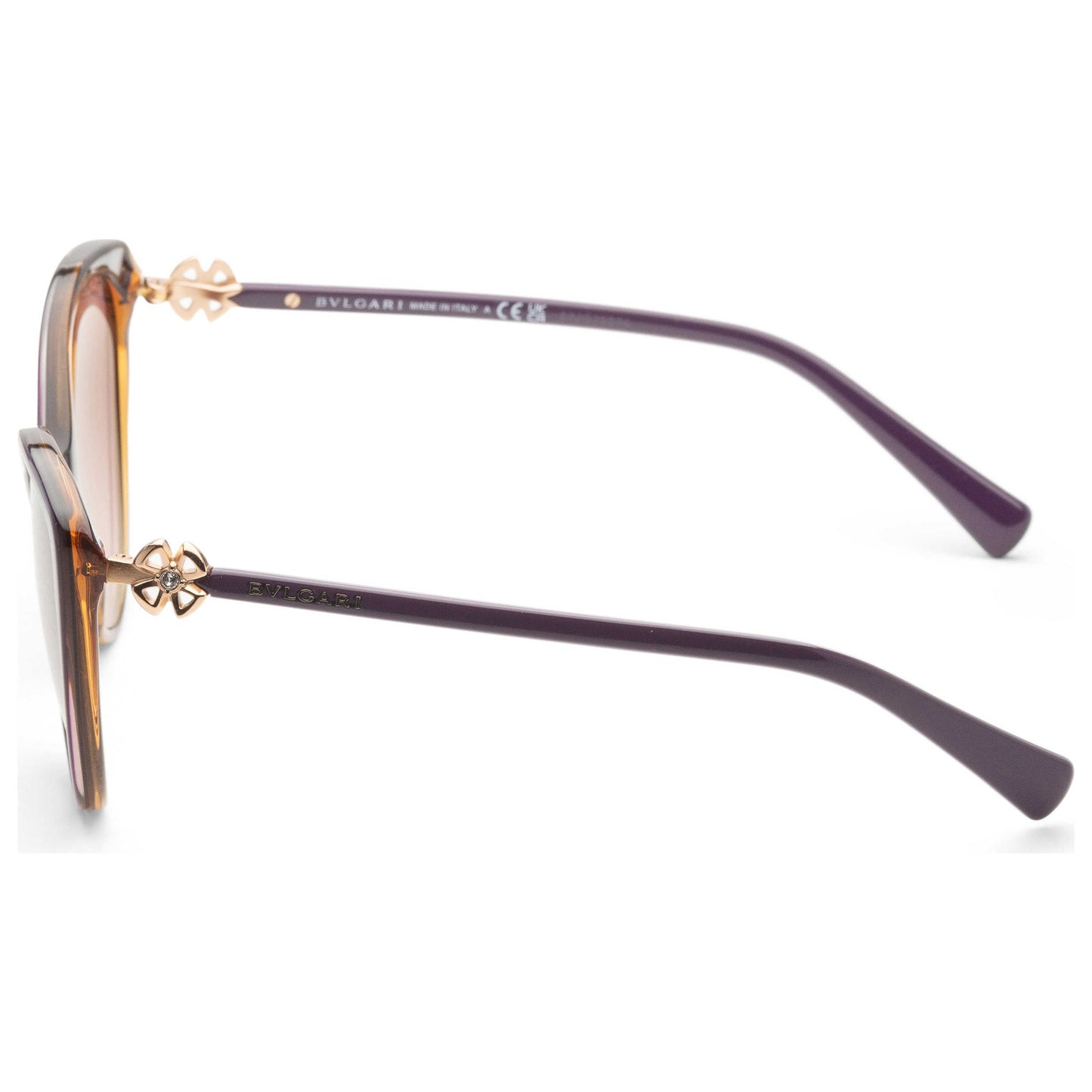 Left view of Bulgari Fashion Women's Sunglasses BV8246B-551367-57