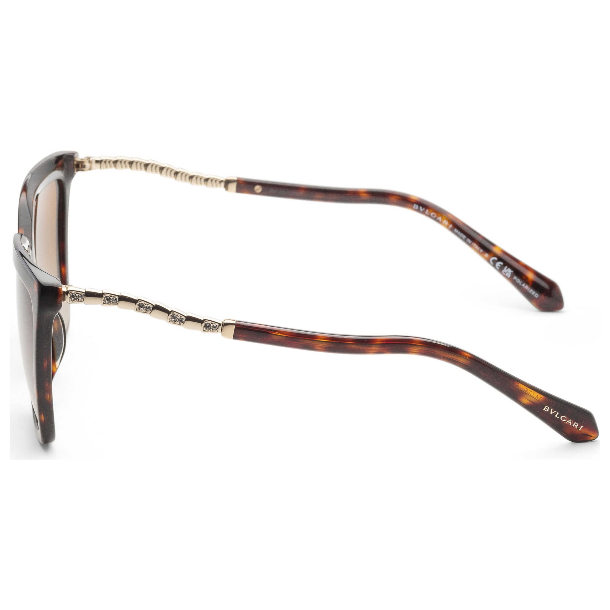 Left view of Bulgari Fashion Women's Sunglasses BV8255BF-504-T5-57