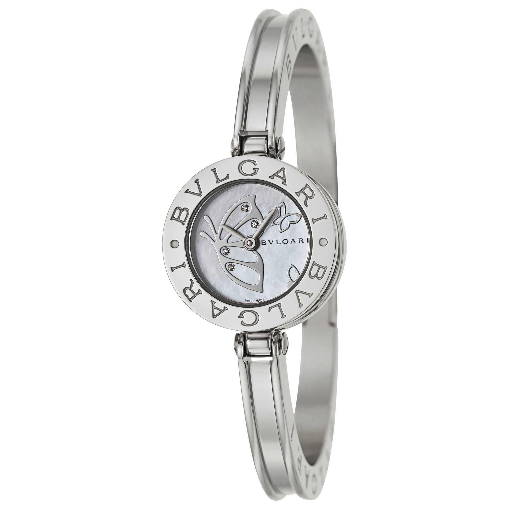 Front view of Bulgari B-Zero 1 Women's Swiss Quartz (Battery-Powered) Watch BZ22BDSS-M