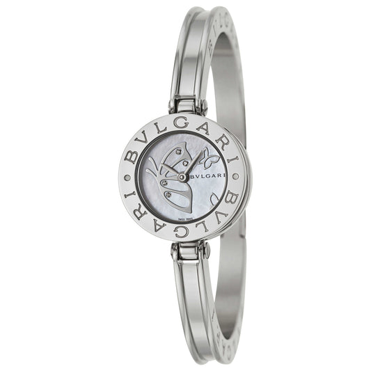 Front view of Bulgari B-Zero 1 Women's Swiss Quartz (Battery-Powered) Watch BZ22BDSS-M
