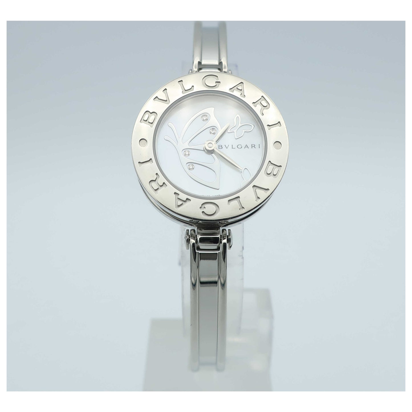 Front view of Bulgari B-Zero 1 Women's Swiss Quartz (Battery-Powered) Watch BZ22BDSS-S-SD