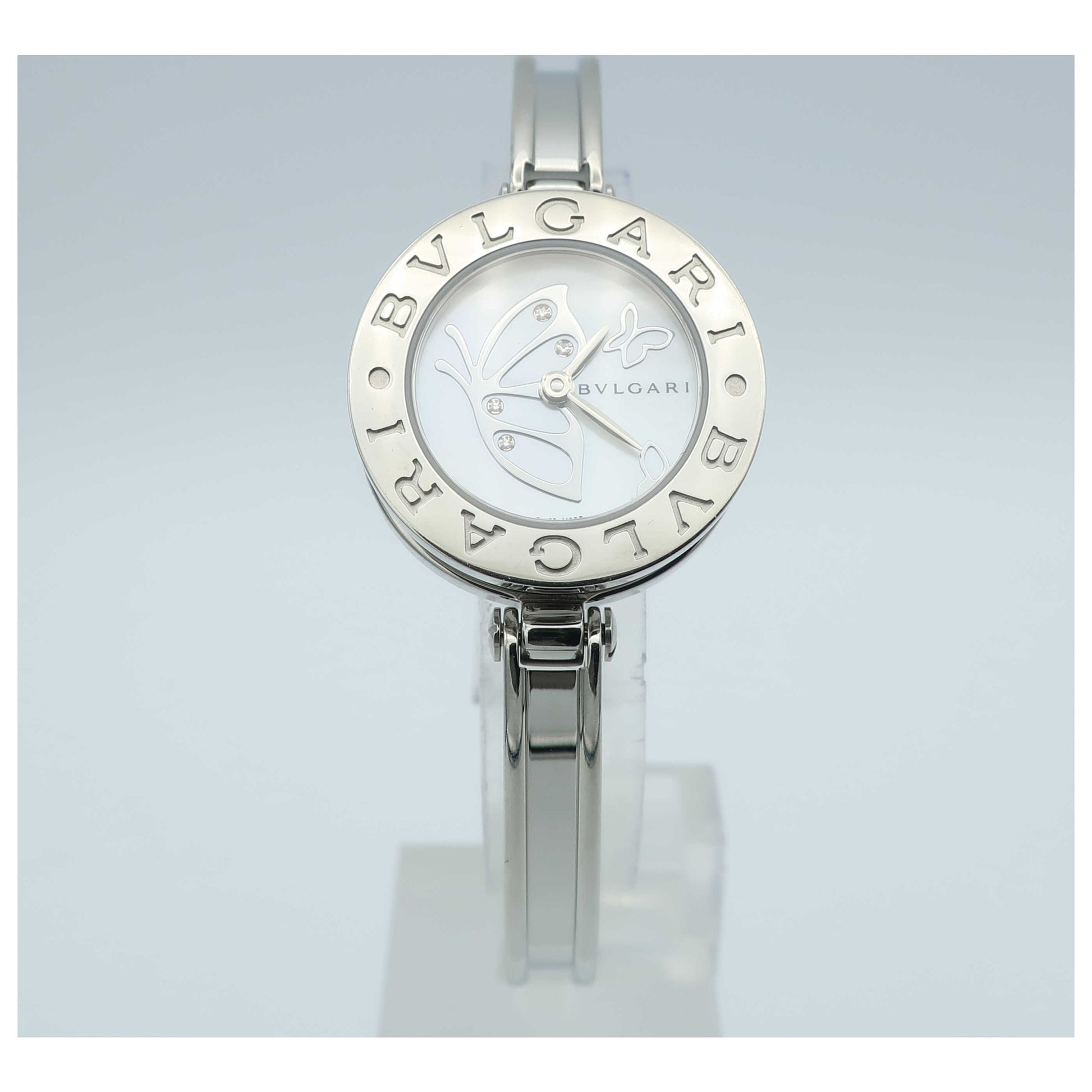 Front view of Bulgari B-Zero 1 Women's Swiss Quartz (Battery-Powered) Watch BZ22BDSS-S-SD