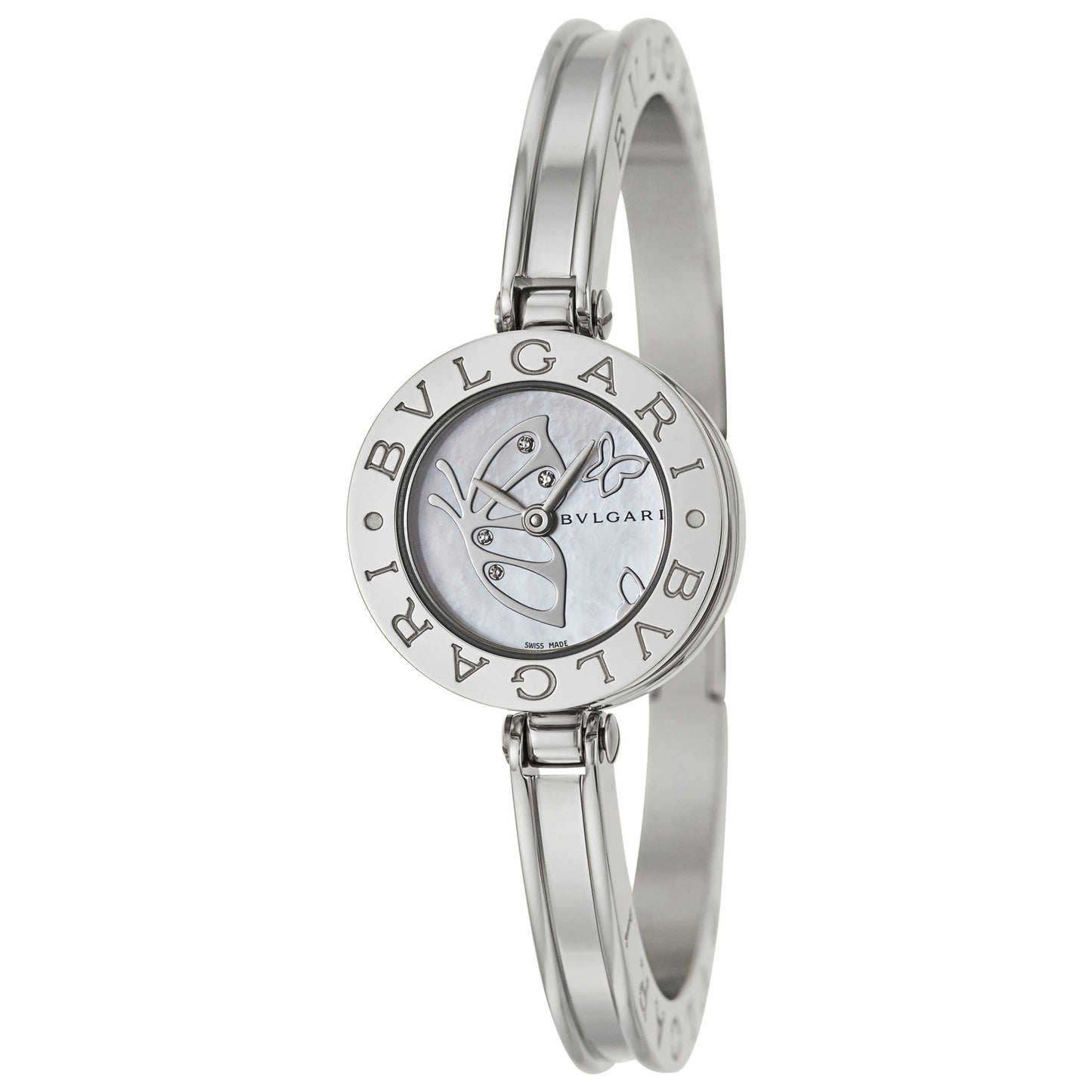 Front view of Bulgari B-Zero 1 Women's Swiss Quartz (Battery-Powered) Watch BZ22BDSS-S