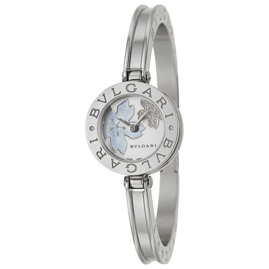 Front view of Bulgari B-Zero 1 Women's Swiss Quartz (Battery-Powered) Watch BZ22FDSS-S