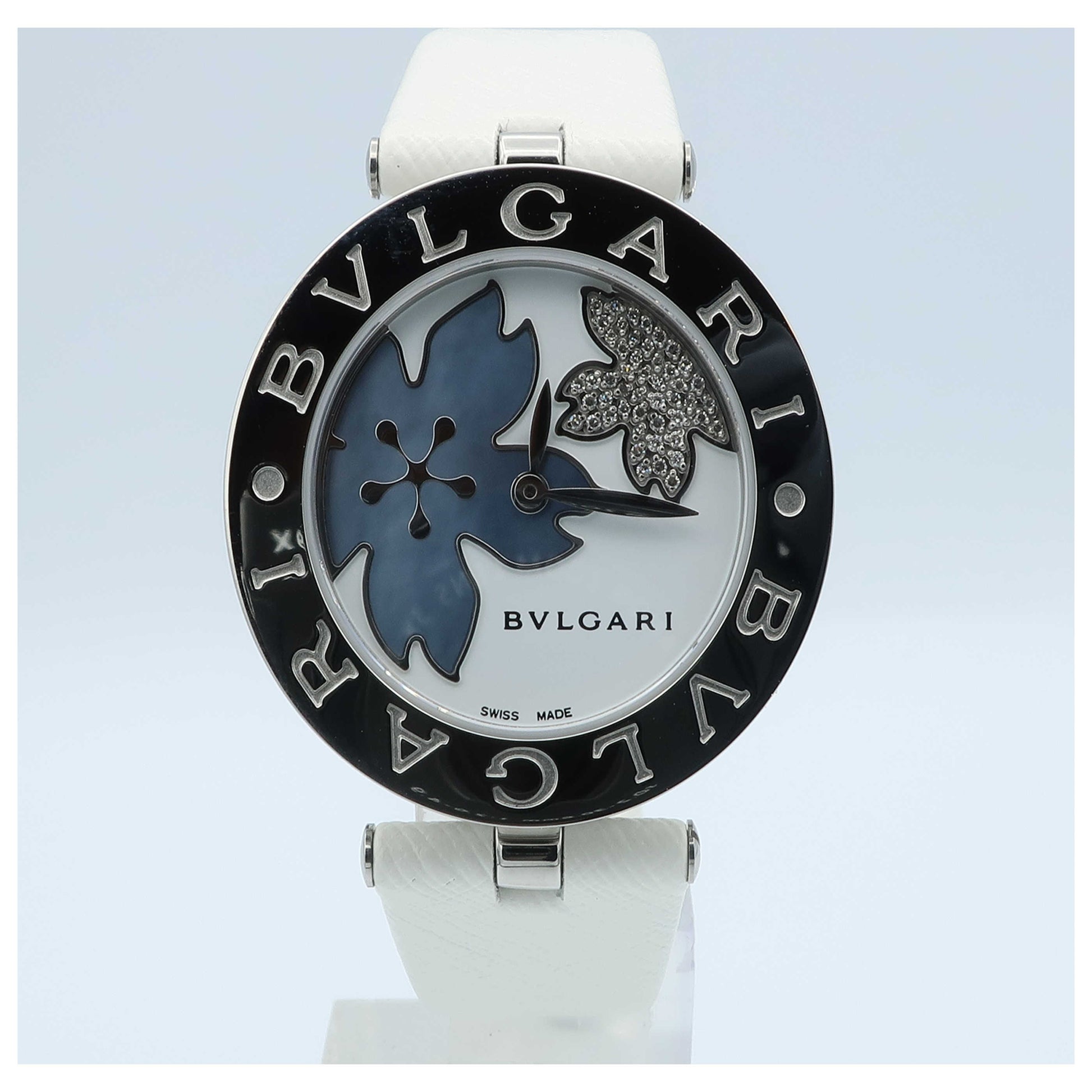 Front view of Bulgari B-Zero 1 Women's Swiss Quartz (Battery-Powered) Watch BZ30FDSL-SD