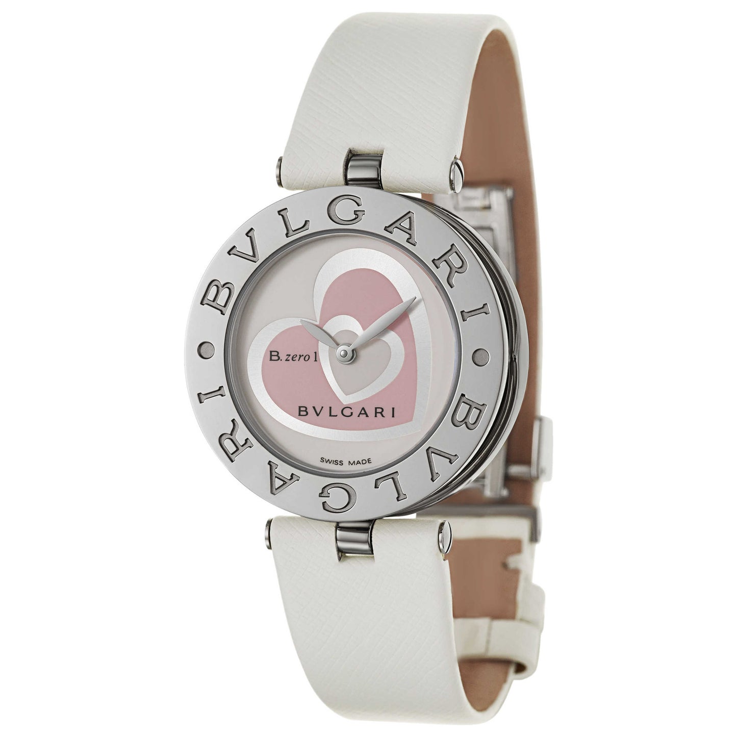 Front view of Bulgari B-Zero 1 Women's Swiss Quartz (Battery-Powered) Watch BZ30WPHSL-JA