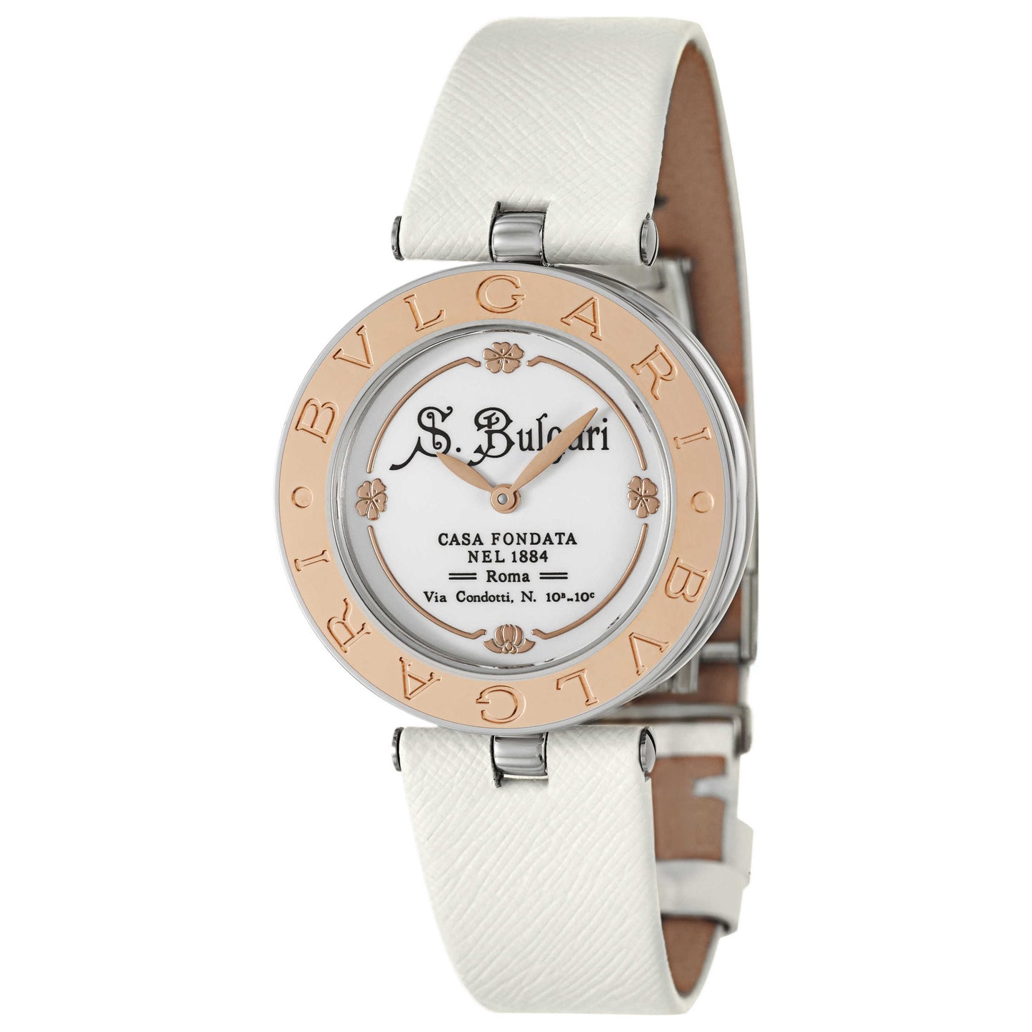 Front view of Bulgari B-Zero 1 Women's Swiss Quartz (Battery-Powered) Watch BZ30WSGL-125-1