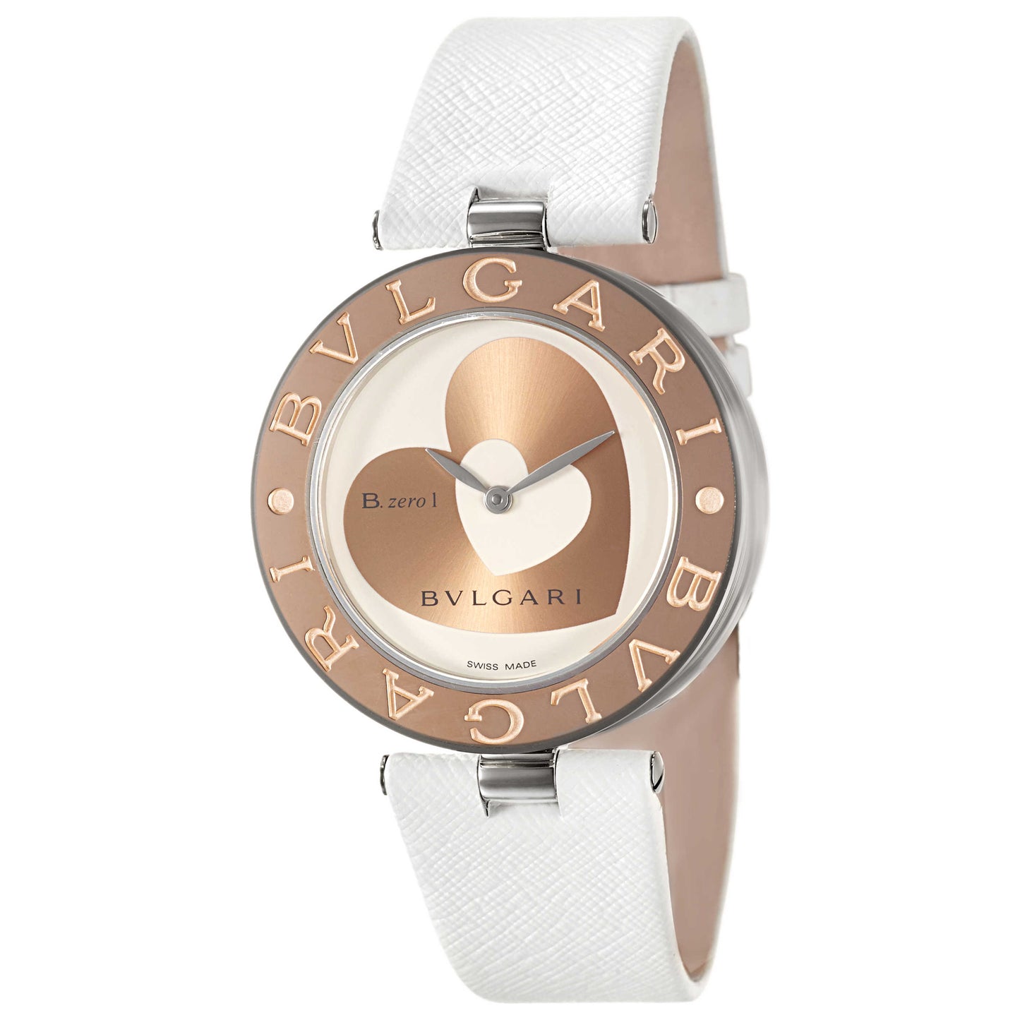 Front view of Bulgari B-Zero 1 Women's Swiss Quartz (Battery-Powered) Watch BZ35WHSGL