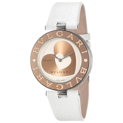 Front view of Bulgari B-Zero 1 Women's Swiss Quartz (Battery-Powered) Watch BZ35WHSGL