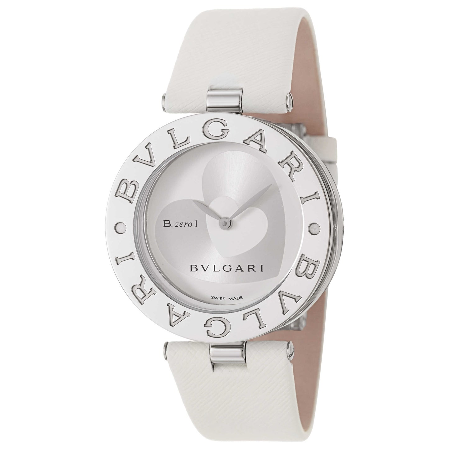 Front view of Bulgari B-Zero 1 Women's Swiss Quartz (Battery-Powered) Watch BZ35WHSL