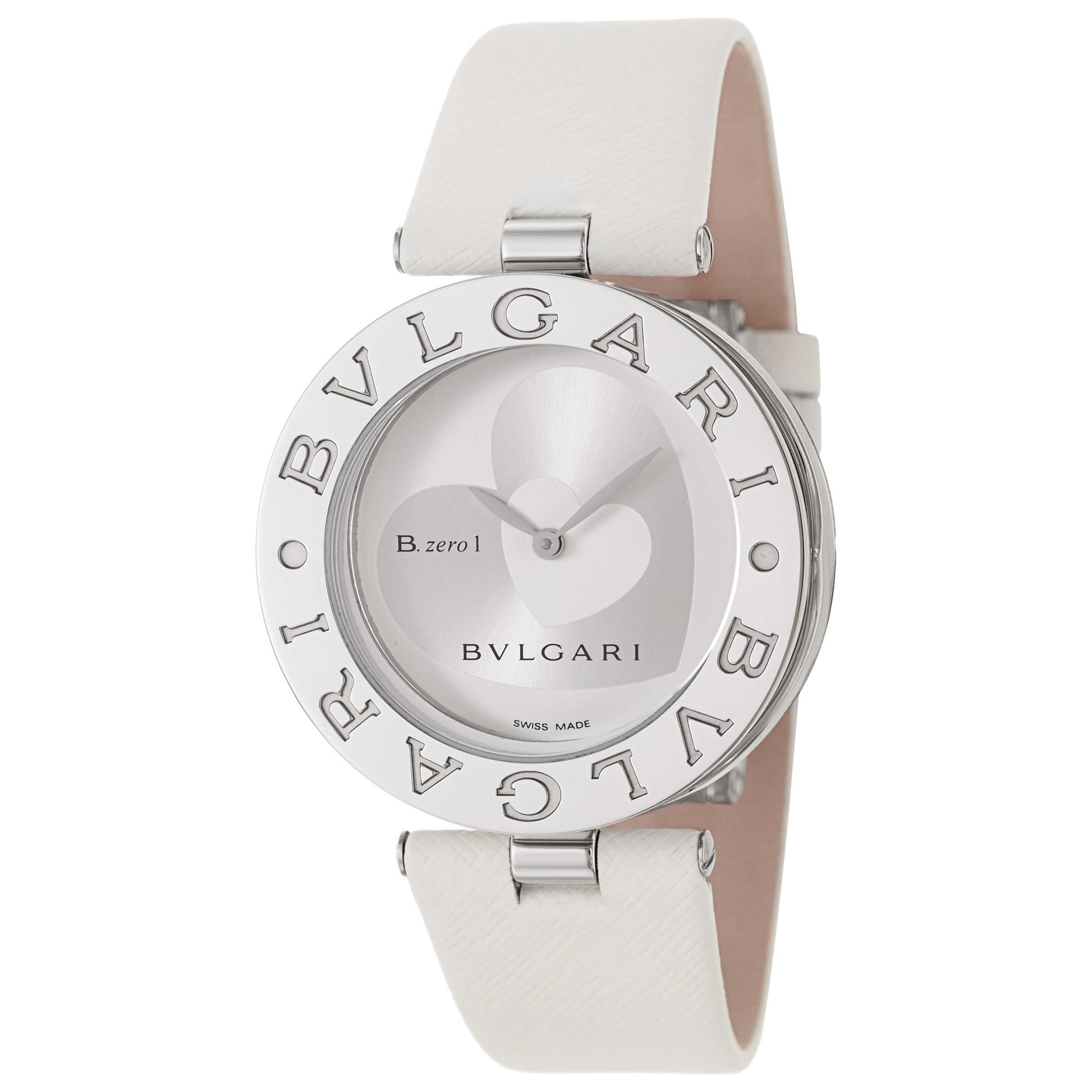 Front view of Bulgari B-Zero 1 Women's Swiss Quartz (Battery-Powered) Watch BZ35WHSL