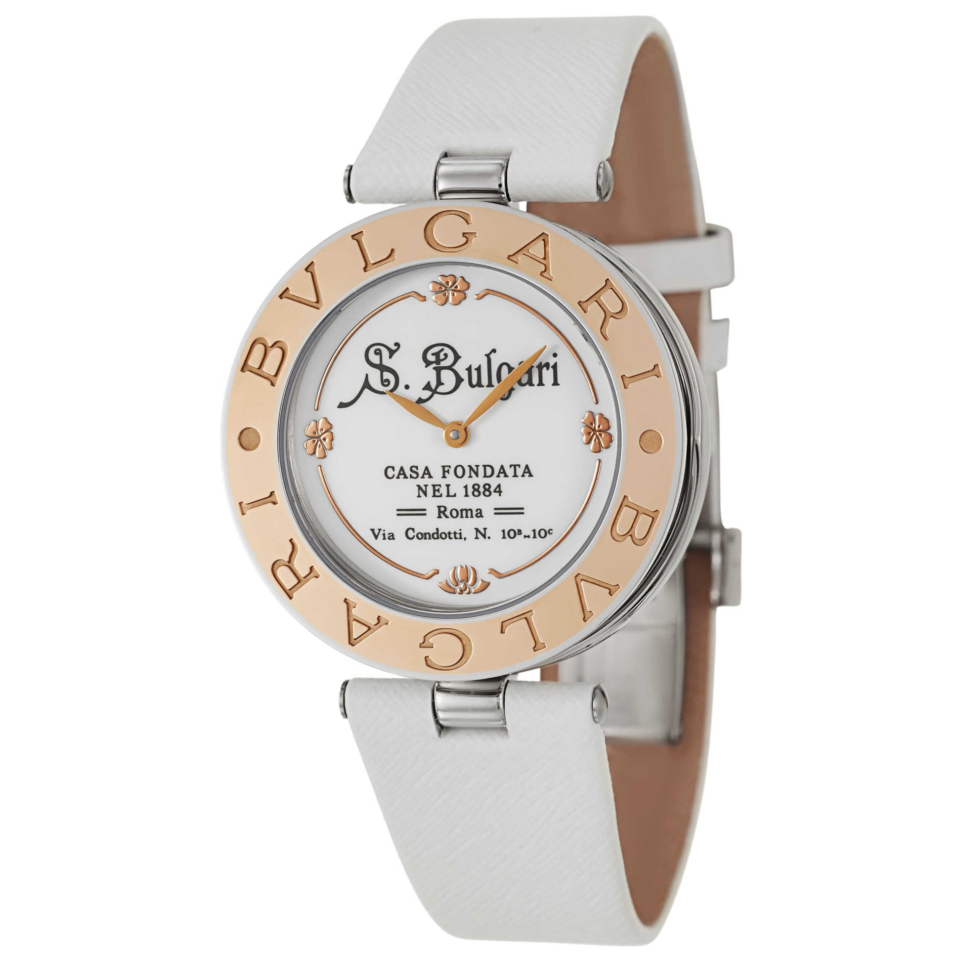 Front view of Bulgari B-Zero 1 Women's Swiss Quartz (Battery-Powered) Watch BZ35WSGL-125