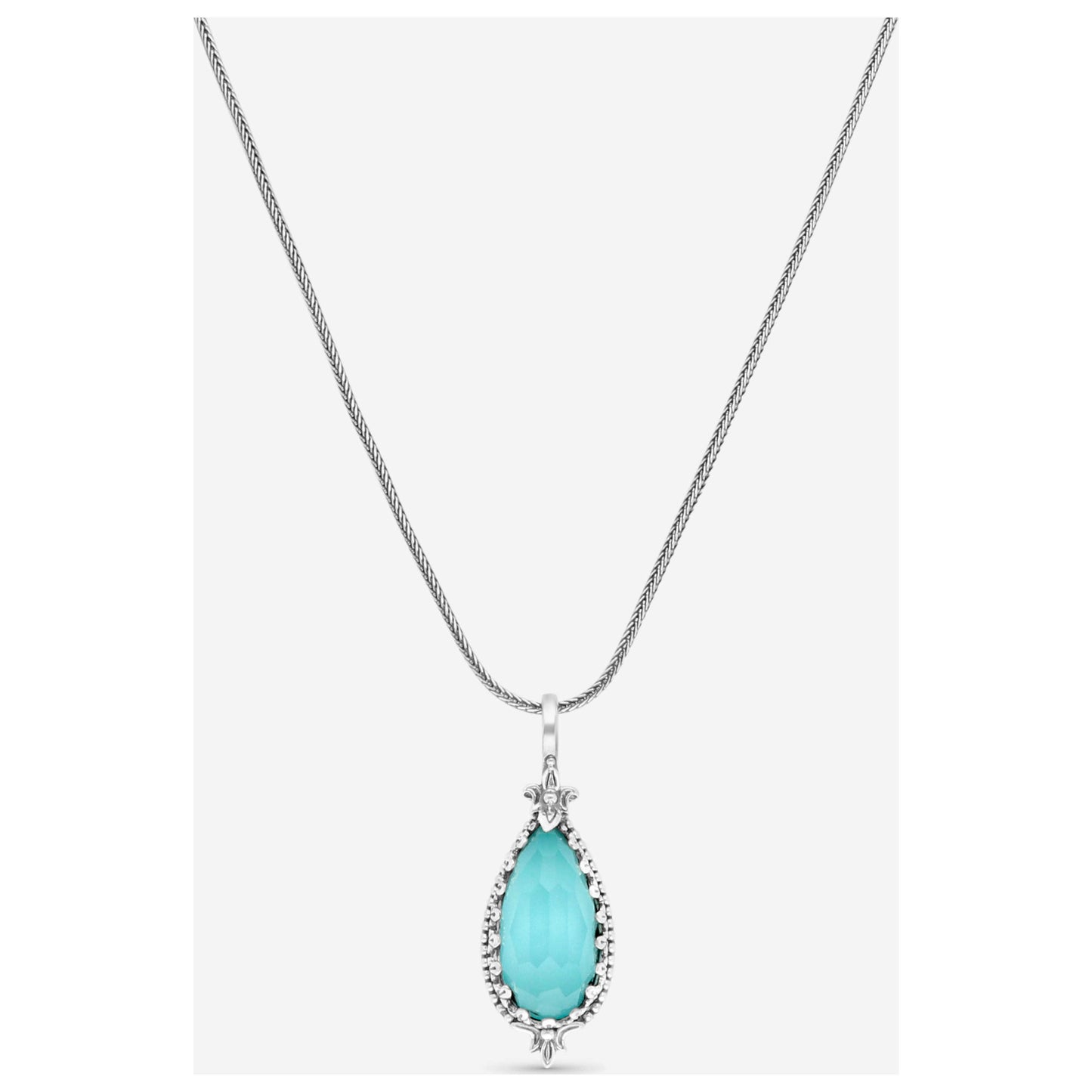 Front view of Konstantino Pendant Women's Necklace C-MEKJ526-325