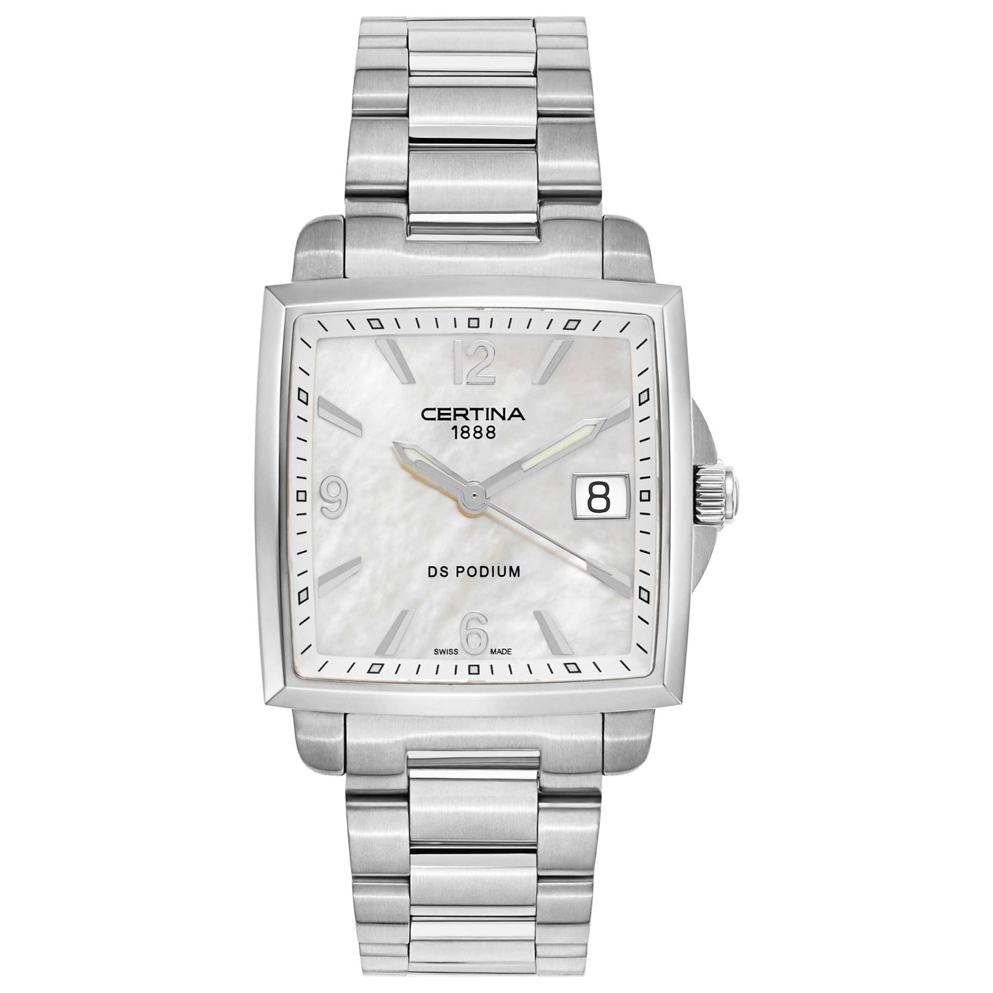 Front view of Certina DS Podium Women's Swiss Quartz (Battery-Powered) Watch C001-310-11-117-00