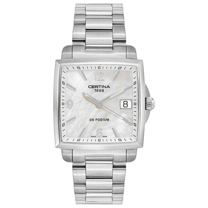 Front view of Certina DS Podium Women's Swiss Quartz (Battery-Powered) Watch C001-310-11-117-00