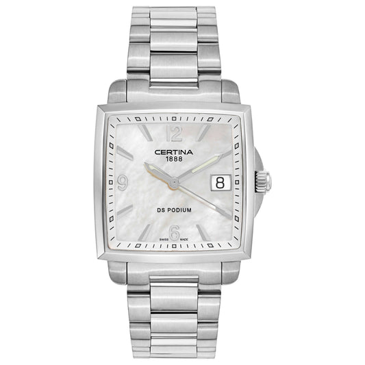 Front view of Certina DS Podium Women's Swiss Quartz (Battery-Powered) Watch C001-310-11-117-00