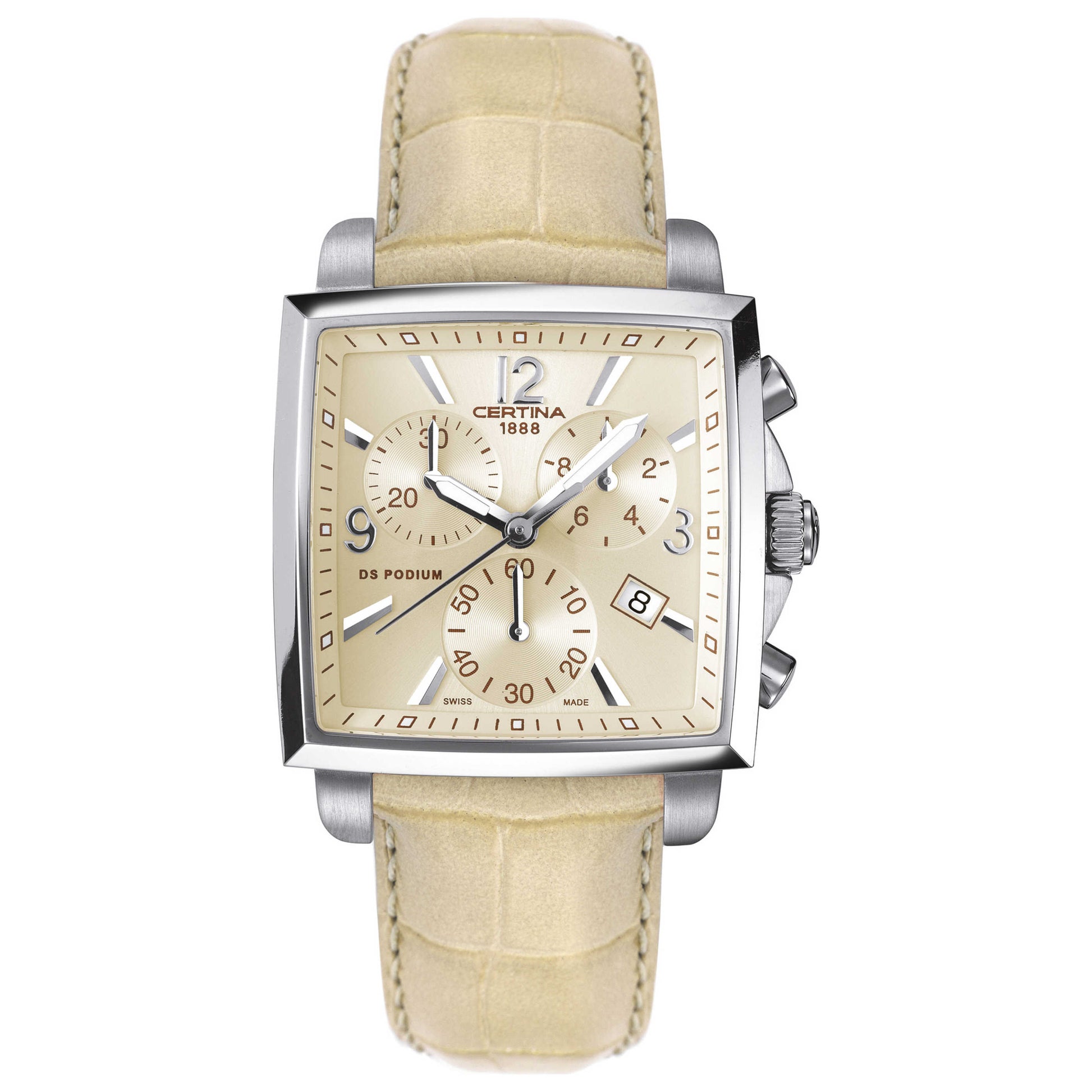 Front view of Certina DS Podium Women's Swiss Quartz (Battery-Powered) Watch C001-317-16-267-00