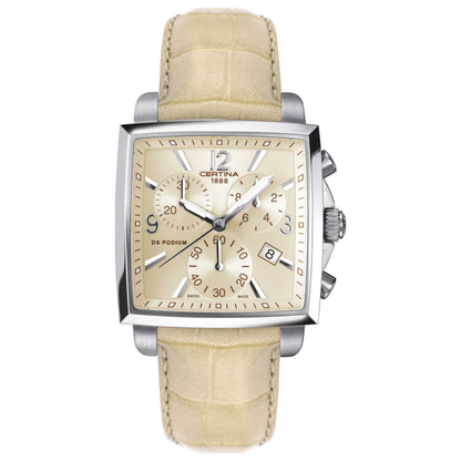 Front view of Certina DS Podium Women's Swiss Quartz (Battery-Powered) Watch C001-317-16-267-00