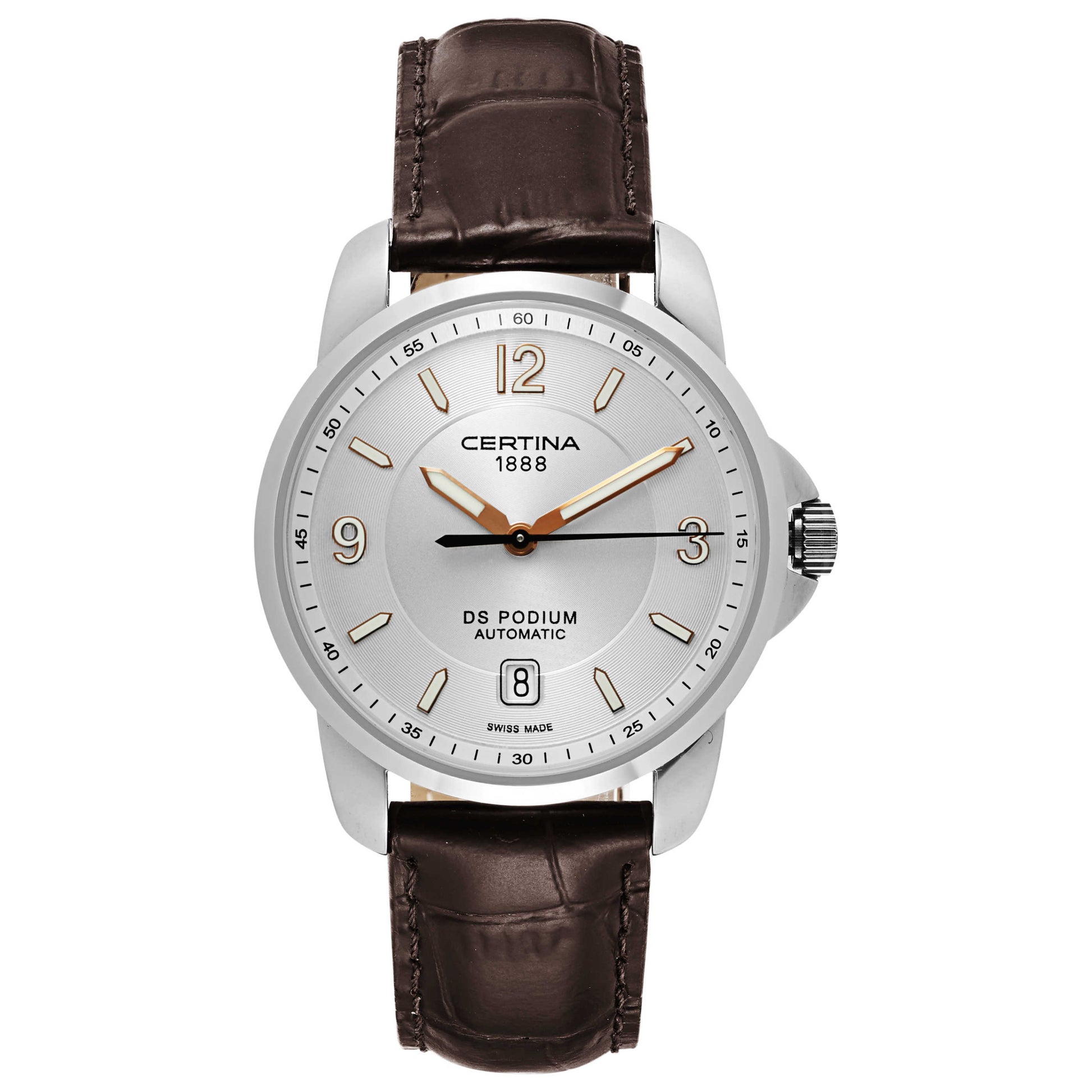 Front view of Certina DS Podium Men's Automatic Watch C001-407-16-037-01