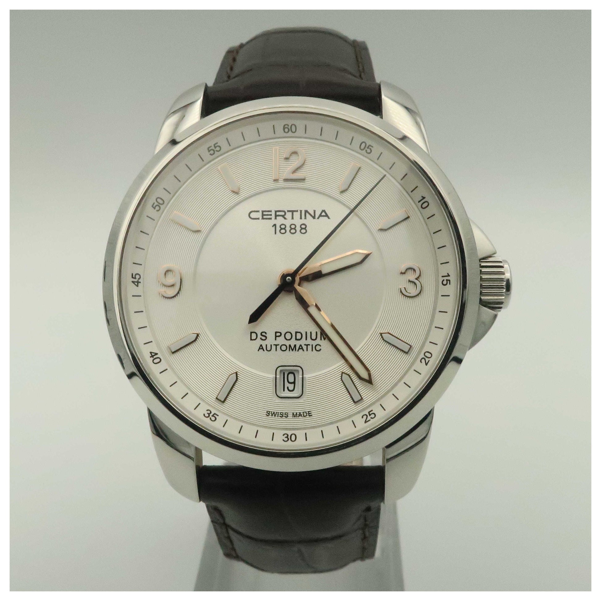 Front view of Certina DS Podium Men's Automatic Watch C001-407-16-03701-SD