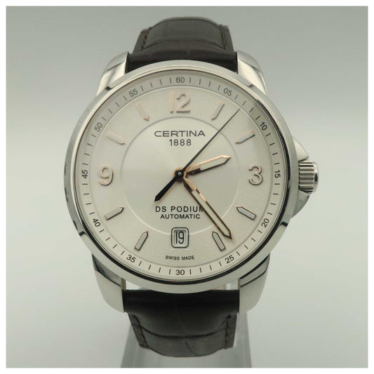 Front view of Certina DS Podium Men's Automatic Watch C001-407-16-03701-SD