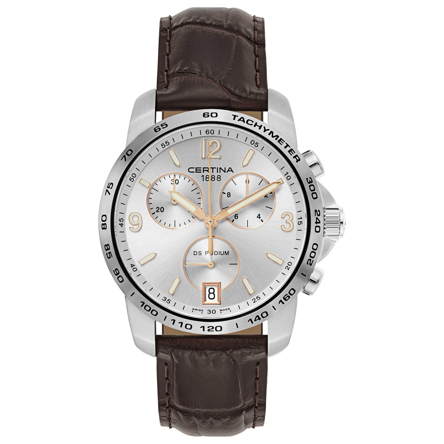 Front view of Certina DS Podium Men's Swiss Quartz (Battery-Powered) Watch C001-417-16-037-01